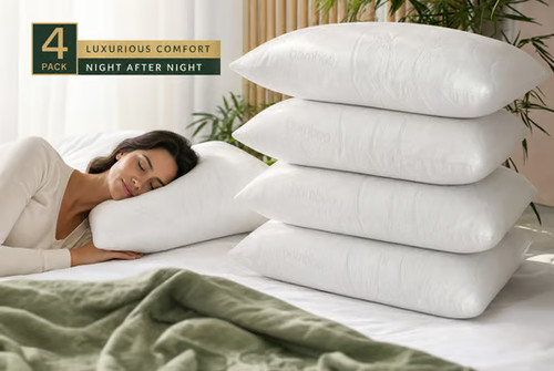 Memory foam pillows pack 4 - foam,