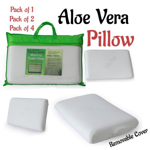 Aloe vera memory foam pillow - aloe,