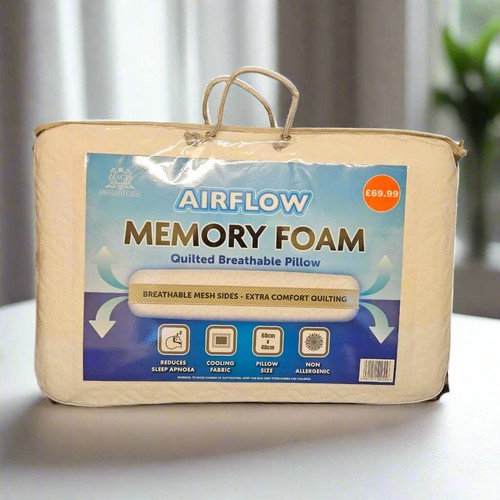 Airflow memory foam pillow - airflow,