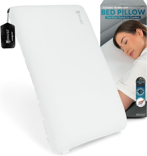 Snugl cooling pillow memory - cooling, pillow,