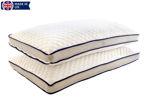 Dual temperature pillow memory - dual,