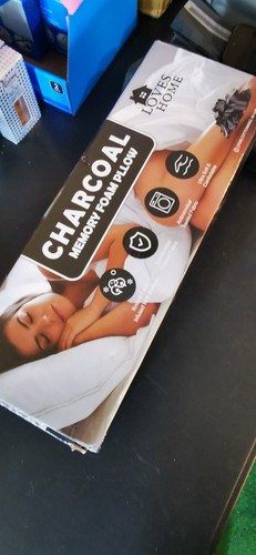 Charcoal memory foam pillow - charcoal,